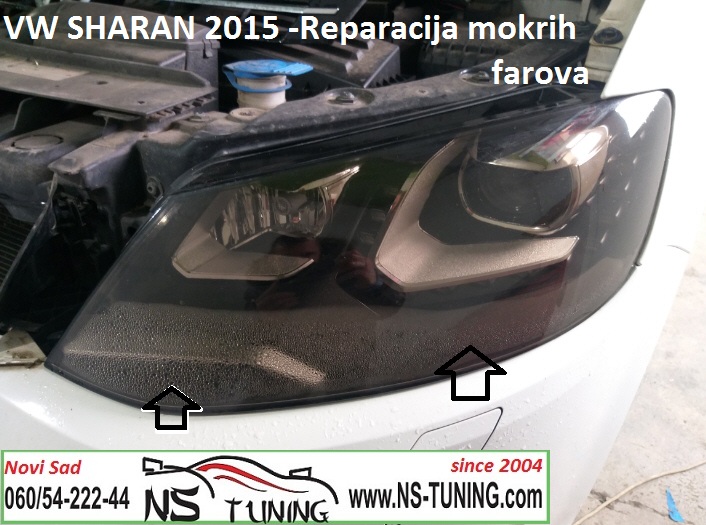 reparacija popravka farova novi sad vw sharan 2015 d3s sijalica ugradnja zamena osram philips ns tuning
